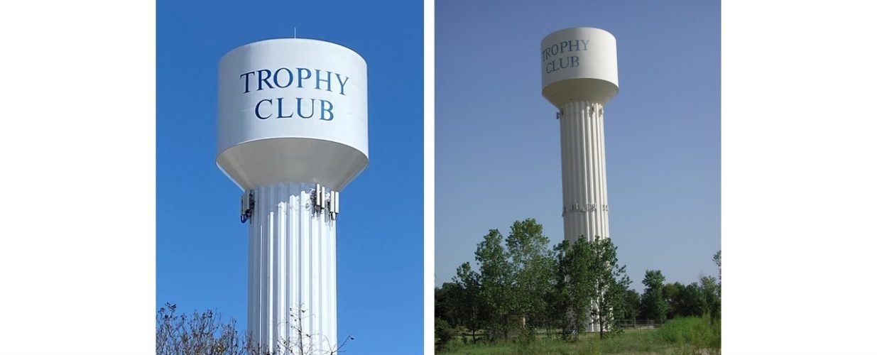 Trophy Club water tower